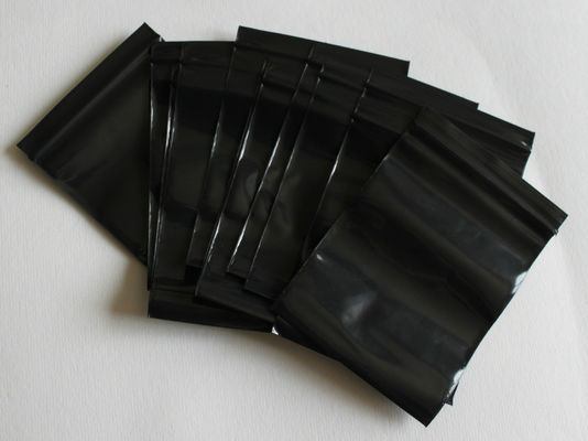 black poly plastic zipper shielding ziplock durable thick reclosable bags for jewellery electronics part