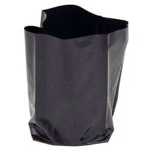 4mil 5mil LDPE  UV resistant black poly planter bags plastic grow bags for greenhouse
